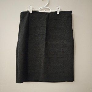 White House Black Market Dark Gray Skirt size 12